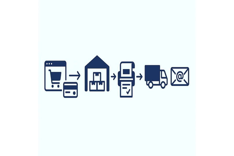 Traitement automatisé des commandes en ligne